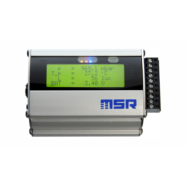 Przenośny rejestrator danych MSR 255 z wyświetlaczem LCD